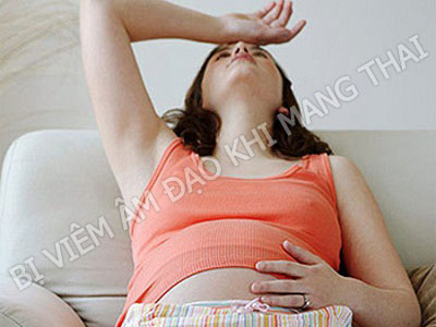 Bị viêm âm đạo khi mang thai